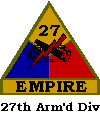 A picture of the insignia for the 2 7 th armored regiment.