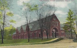 A painting of the old church, possibly in the early 2 0 th century.