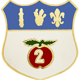 A picture of the insignia for the 2 7 th armored regiment.